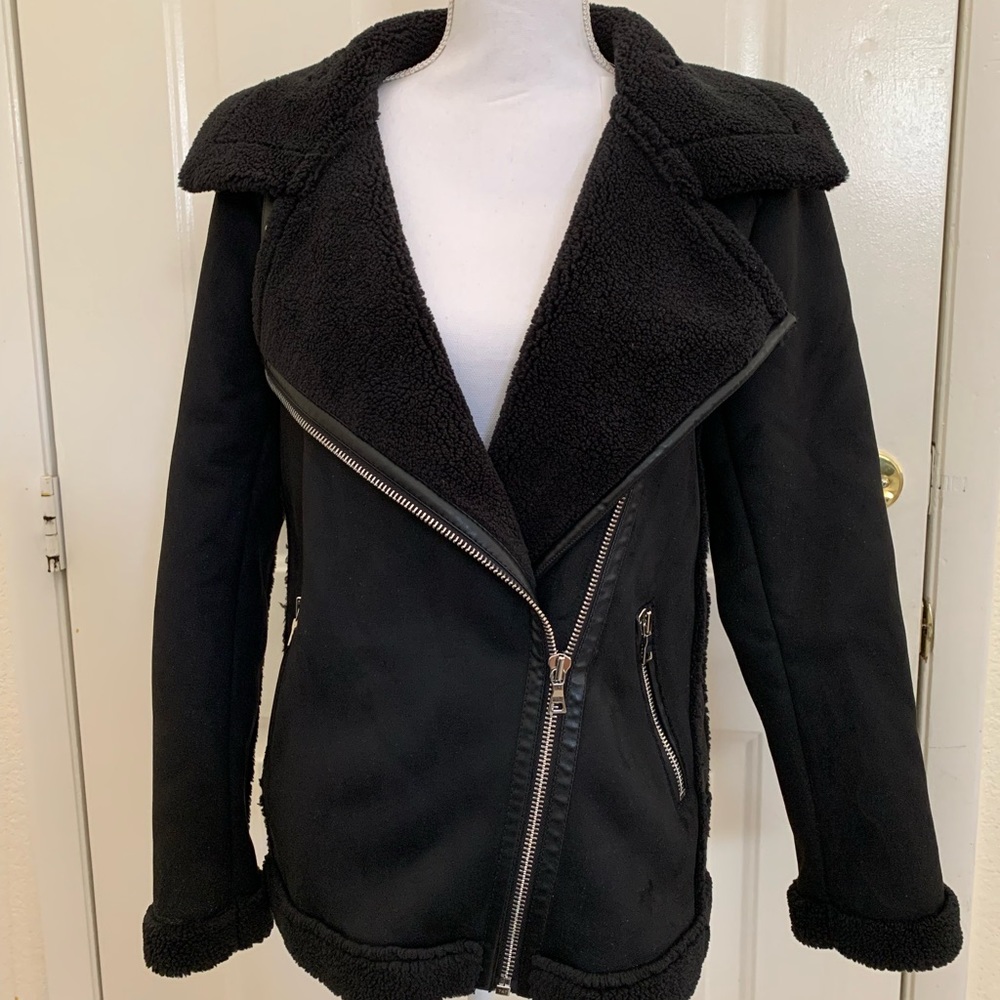Ann Taylor Faux Leather Jacket